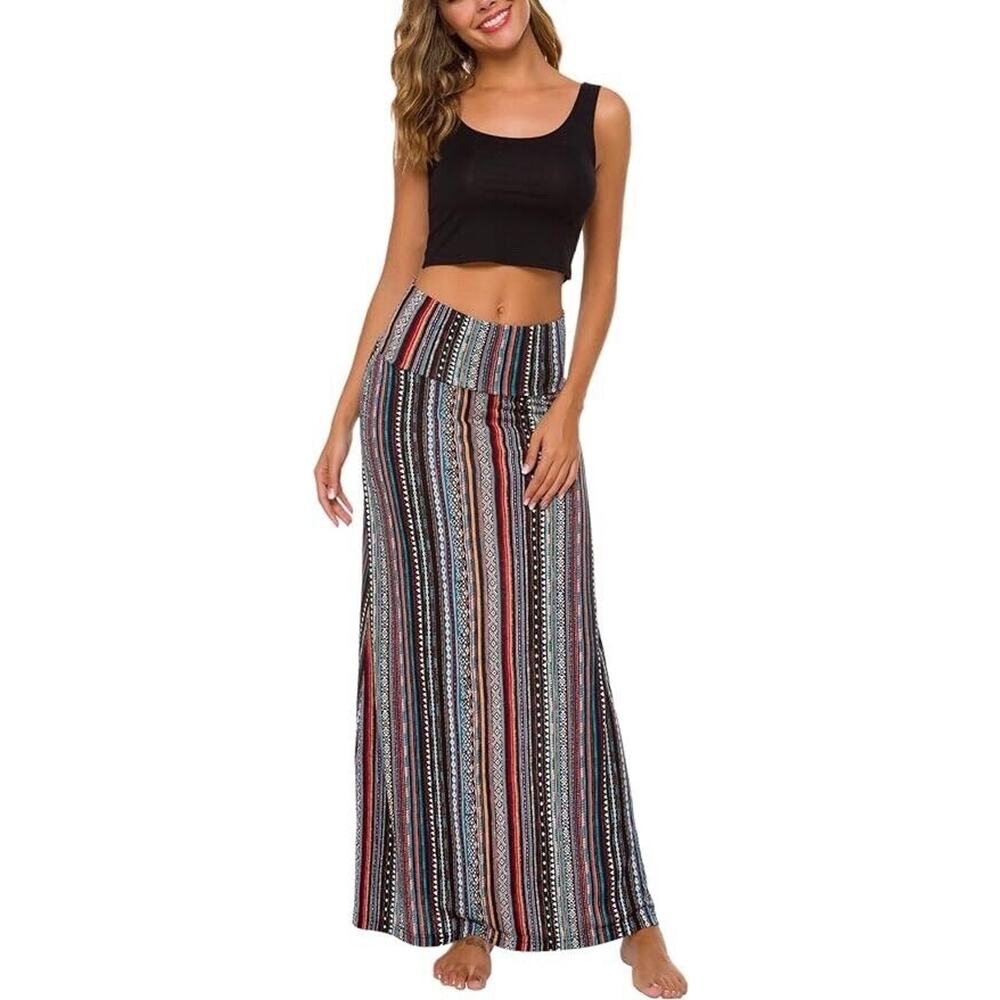 Urban CoCo Women's Casual Stretchy High Waist A-Line Skirt Flared Size XXL NWT